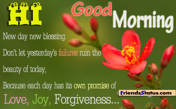 New Day Blessing Don T Let Yesterday S Failures Ruin The
