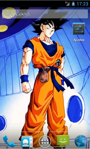 Bigger Dbz Goku Live Wallpaper For Android Screenshot