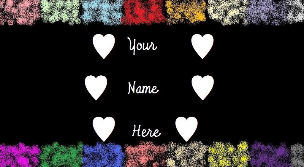 Custom Name Desktop Wallpaper Background