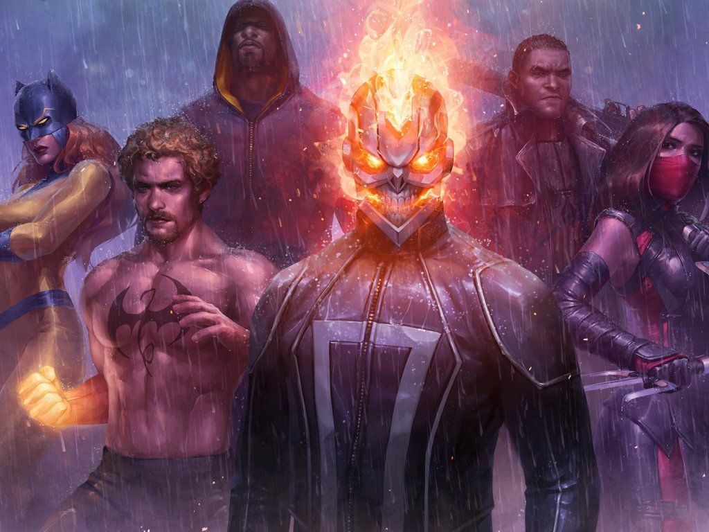 Marvel Future Fight Video Game Superheroes Wallpaper