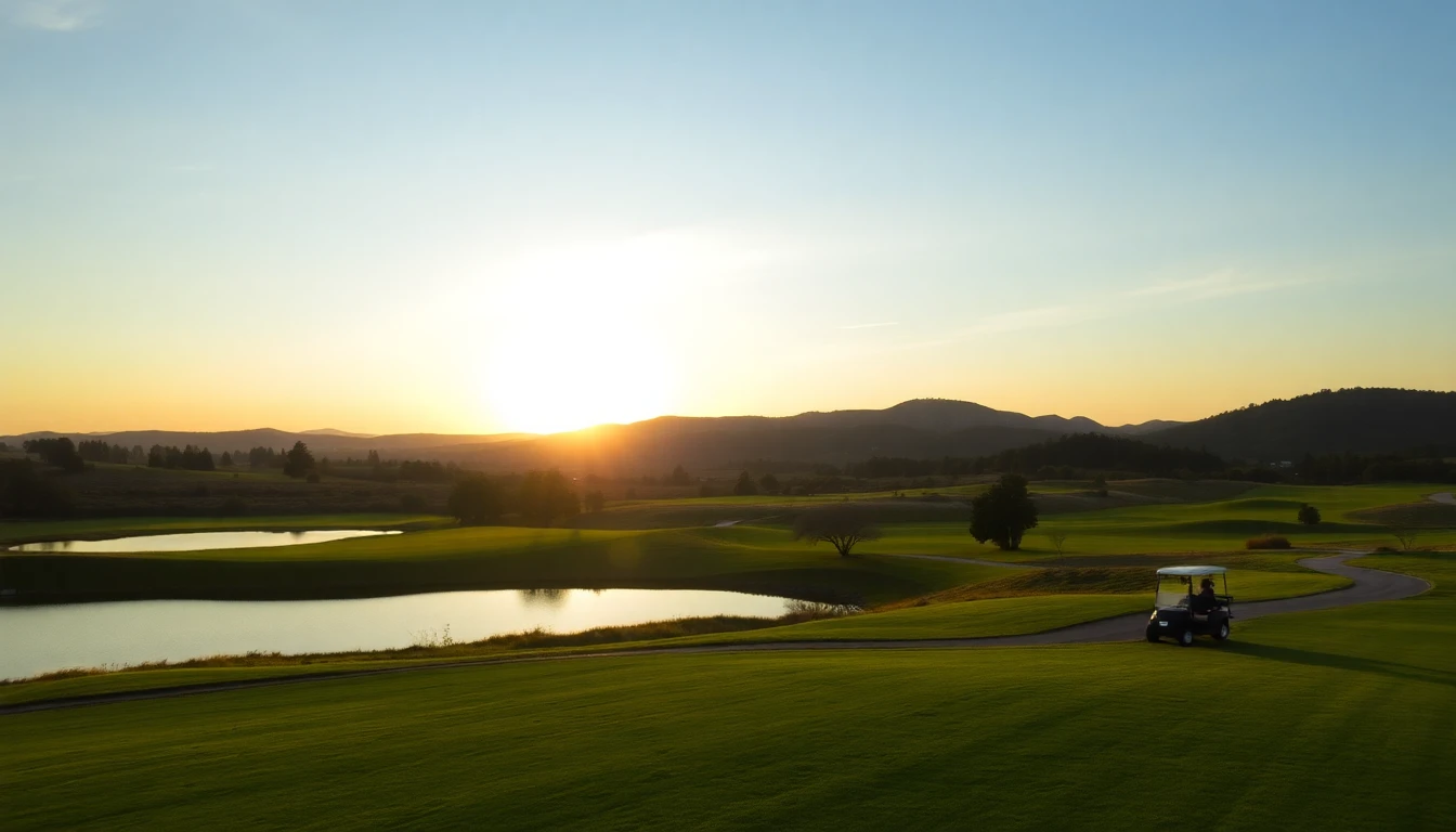 Scenic Golf Course Wallpaper