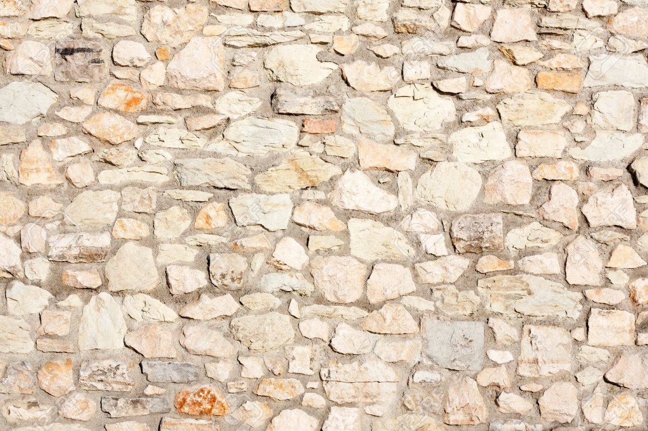Mediterranean Nature Stone Wall Background Stock Photo Picture