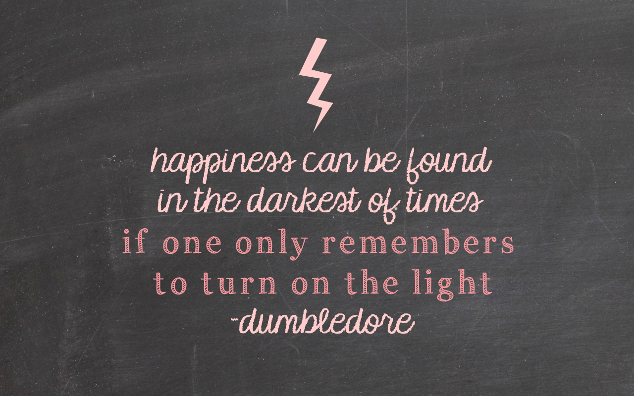 Harry Potter Dumbledore Quote Wallpaper