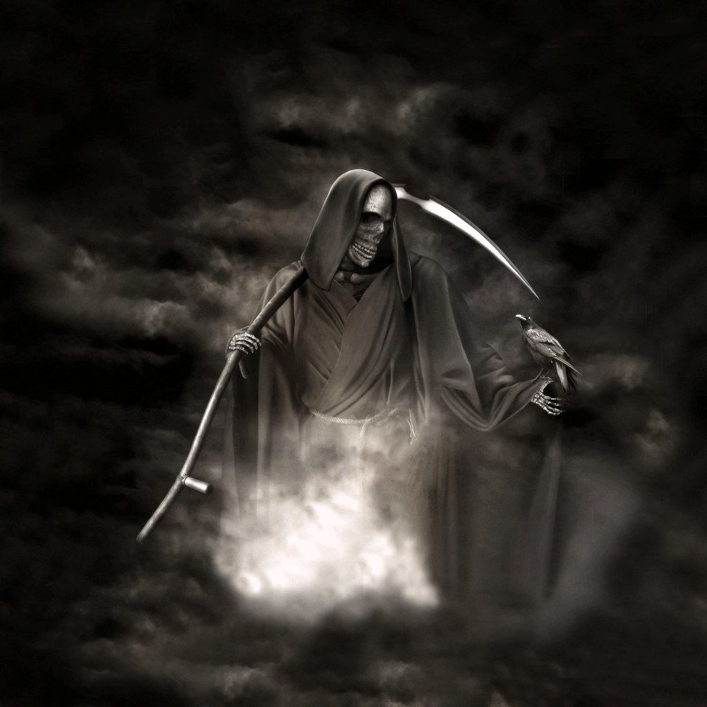 The Grim Reaper iPad Wallpaper To