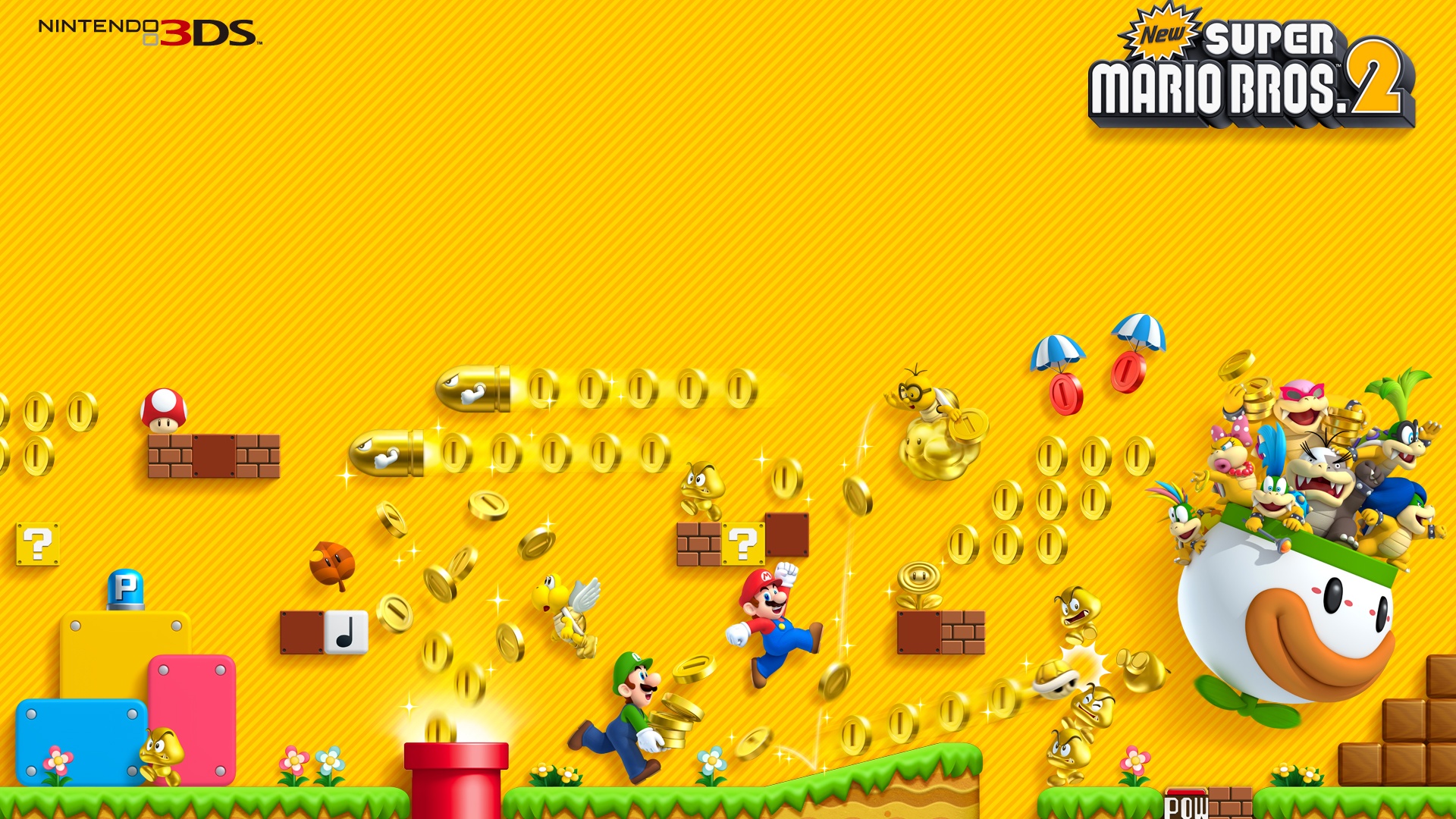 New Super Mario Bros HD Wallpaper Background Image