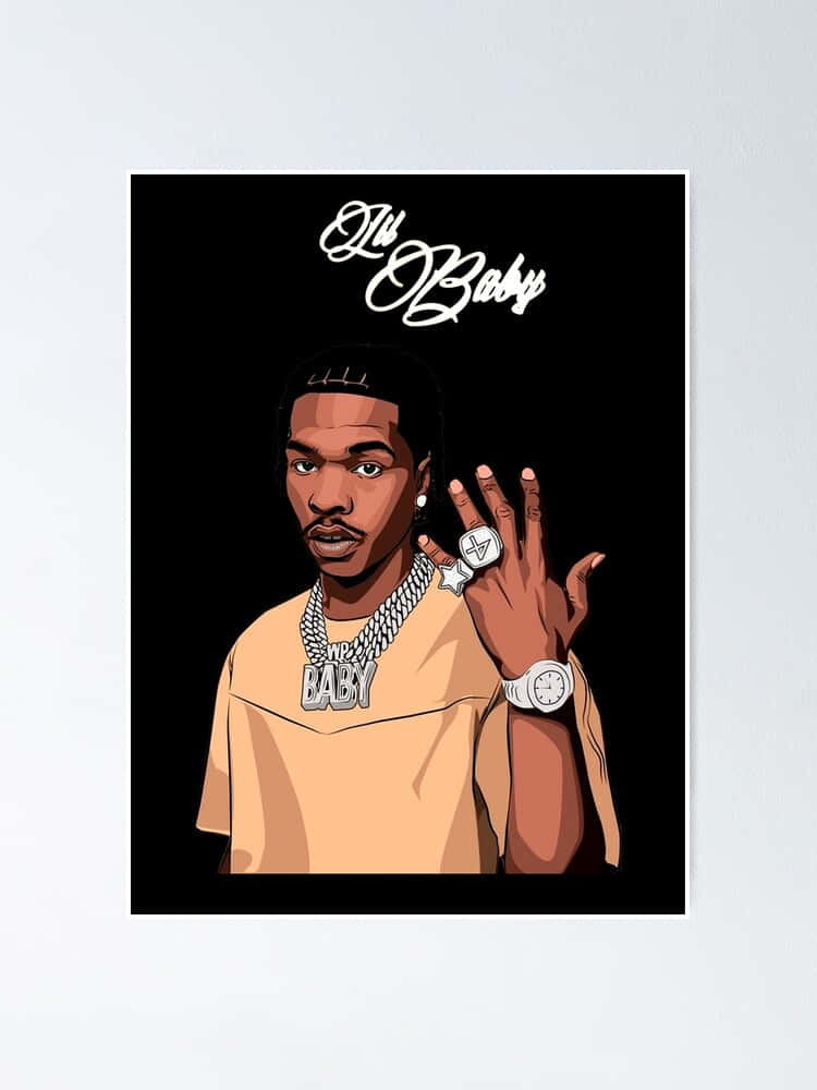 Lil Baby Cartoon Wallpaper