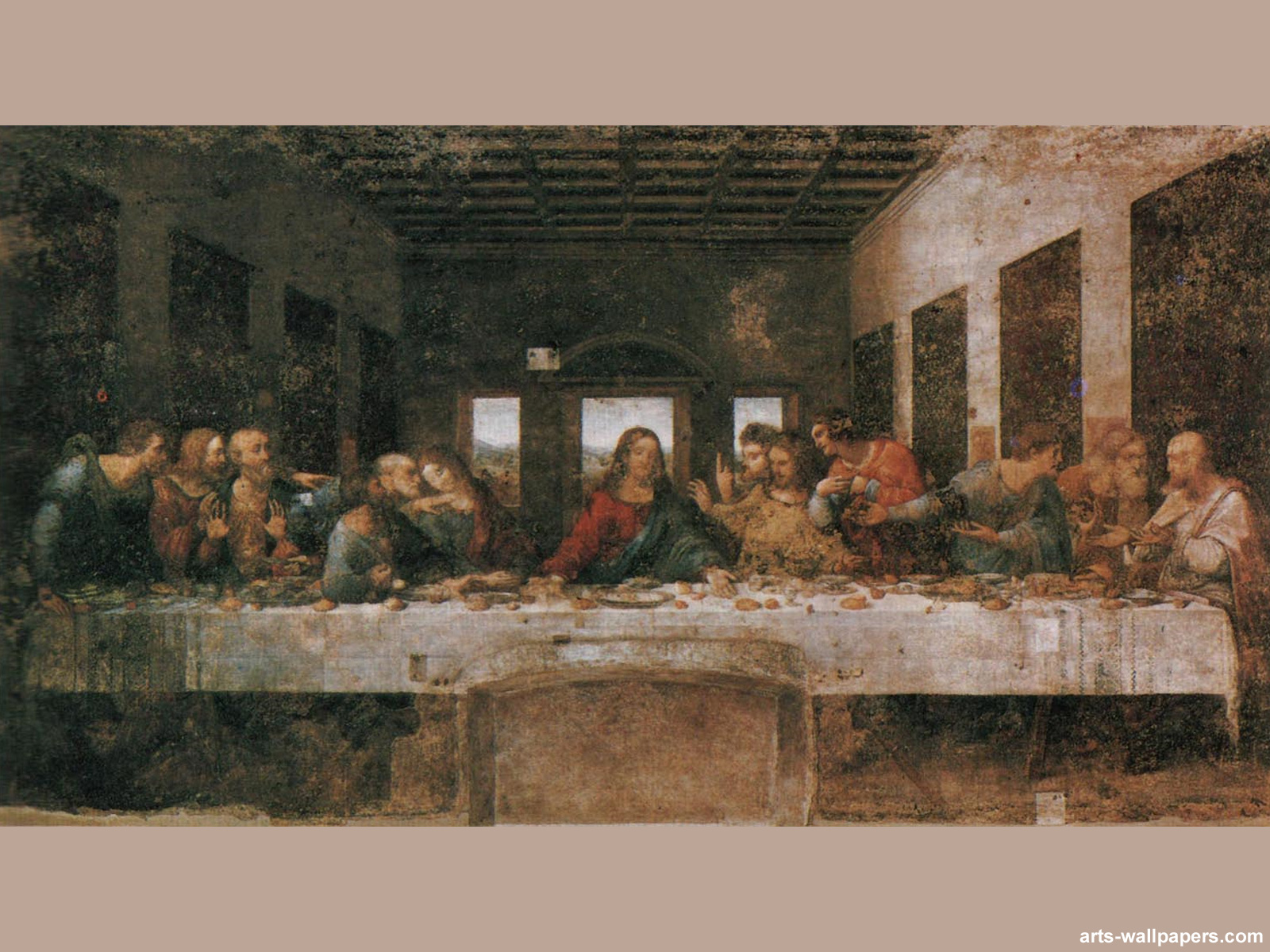 Da Vinci Last Supper Wallpaper