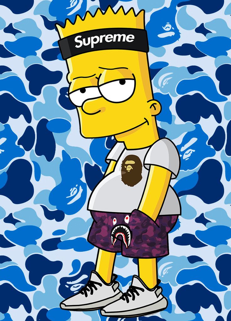 Simpsons iPhone Wallpaper Supreme