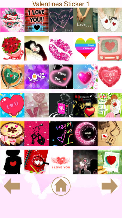 Valentines Day Love Stickers Emoji Art Wallpaper