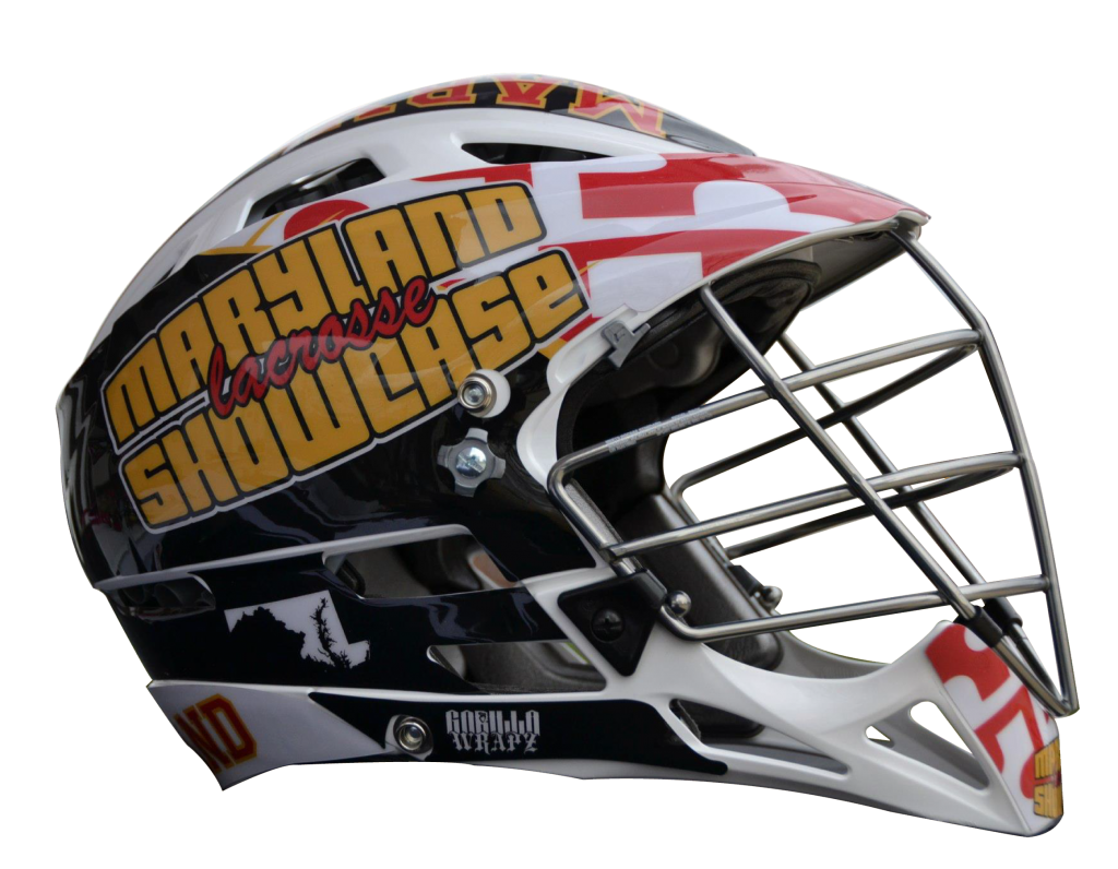 Md Lacrosse Showcase Background Pic Gorilla Wrapz Helmet