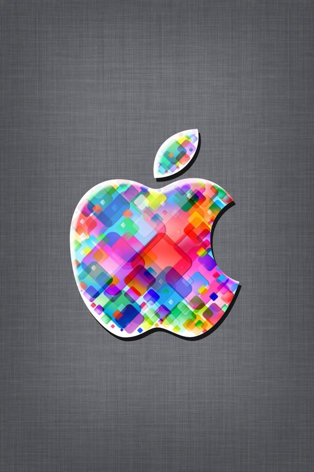 colored apple live wallpaper