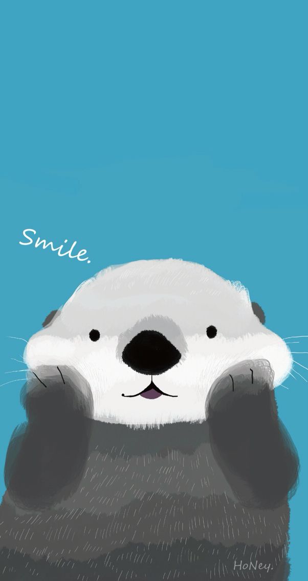 Otter iPhone Background Background