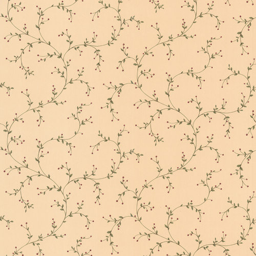 Home Fashions New Country Berry Trail Foral Wallpaper Walmart