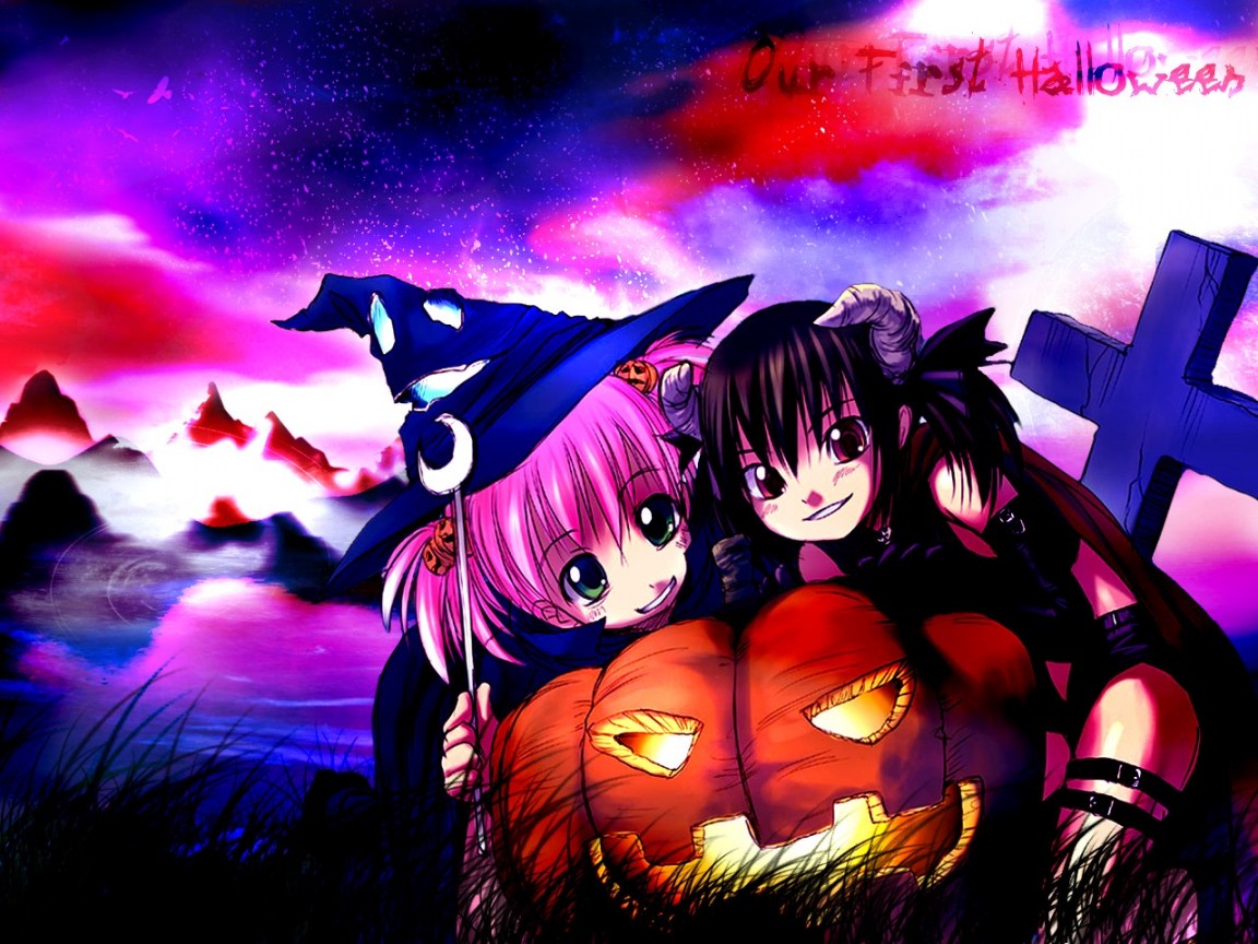 Halloween Anime Wallpaper Background