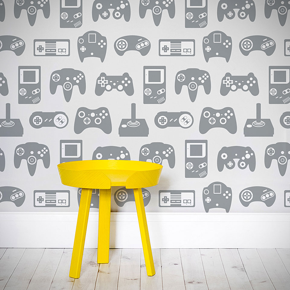 Retro Gaming Controllers Wallpaper Is Exactly What Geeks Need