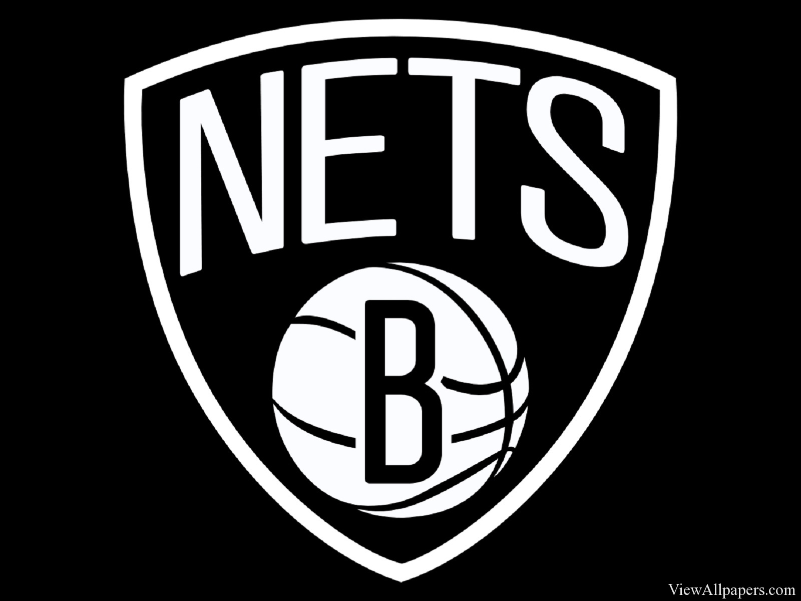 Nets Logo High Resolution Wallpaper Free download Brooklyn Nets Logo