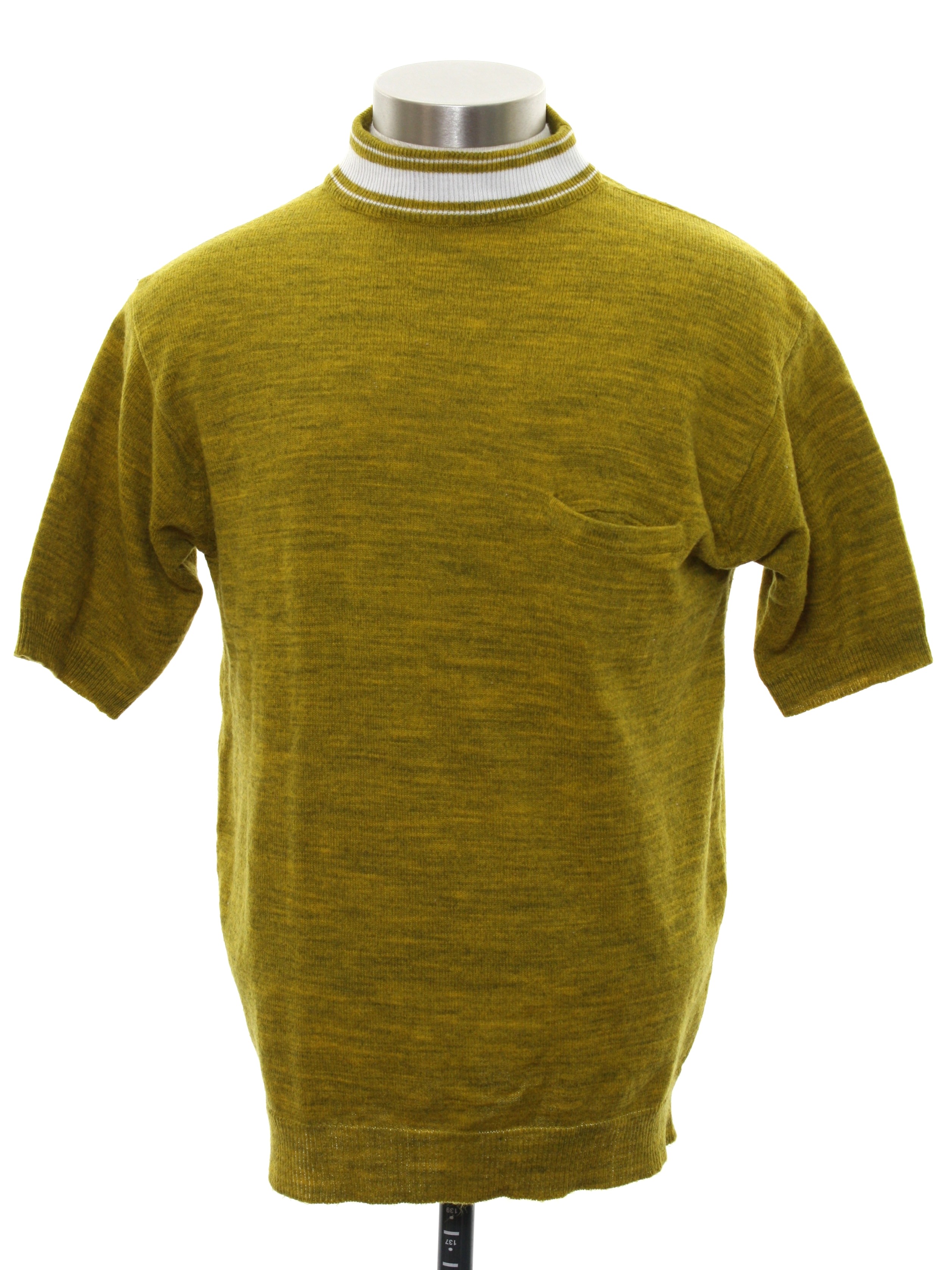 S Knit Shirt Tarleton 60s Mens Hazy Mustard