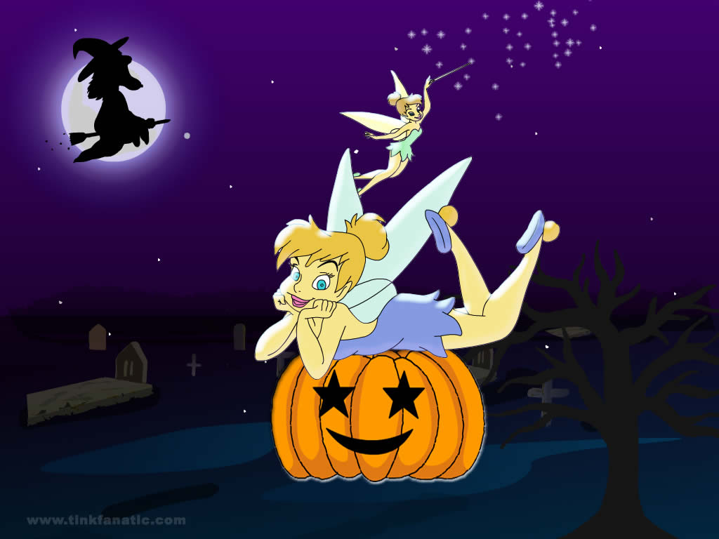 free cute animated halloween wallpaper 1024x768