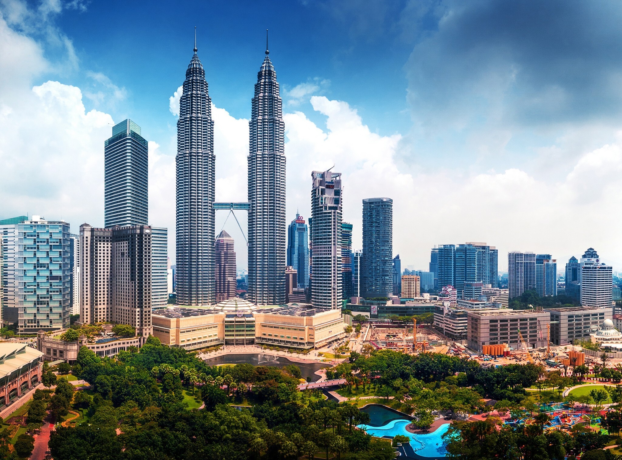 City aerial view buildings architecture kuala lumpur malaysia HD  phone wallpaper  Peakpx