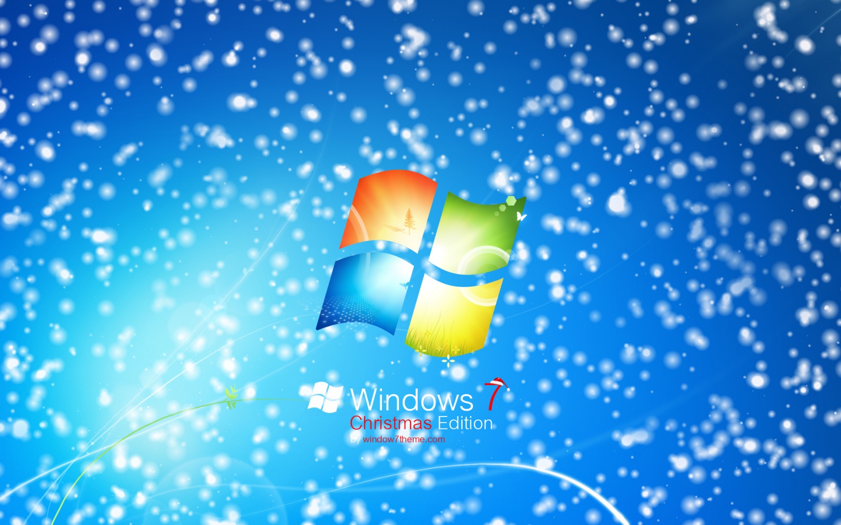 1680x1050 Windows 7 Christmas desktop PC and Mac wallpaper