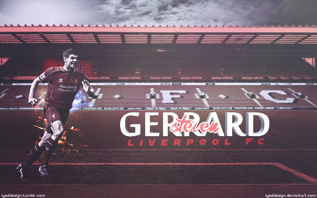 Steven Gerrard Wallpaper Liverpool Fc By Iyeddesign