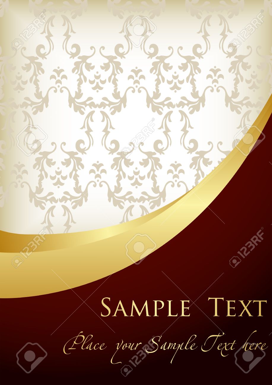 Vintage Background For Book Cover Or Card Royalty Cliparts