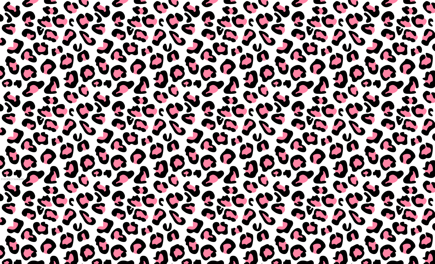 Pink Leopard Print Wallpaper And