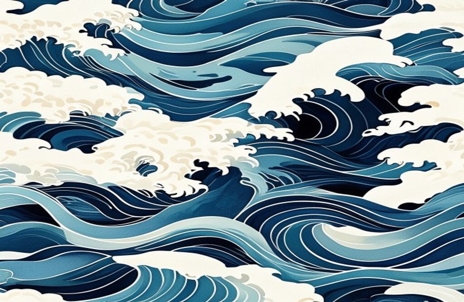 Japanese Wave Wallpaper