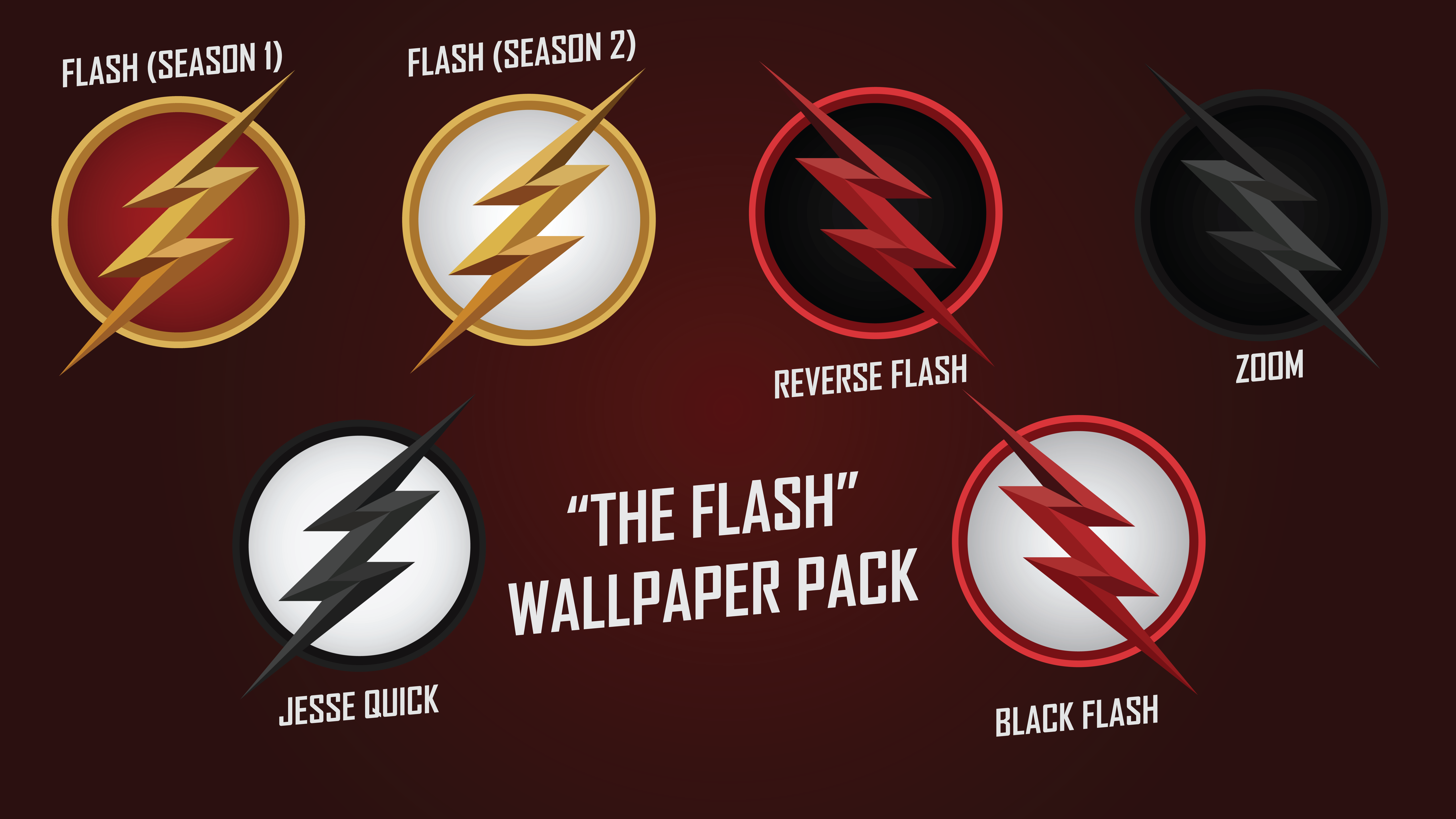 The Flash Cw Wallpaper Pack By Godsnotdead88123