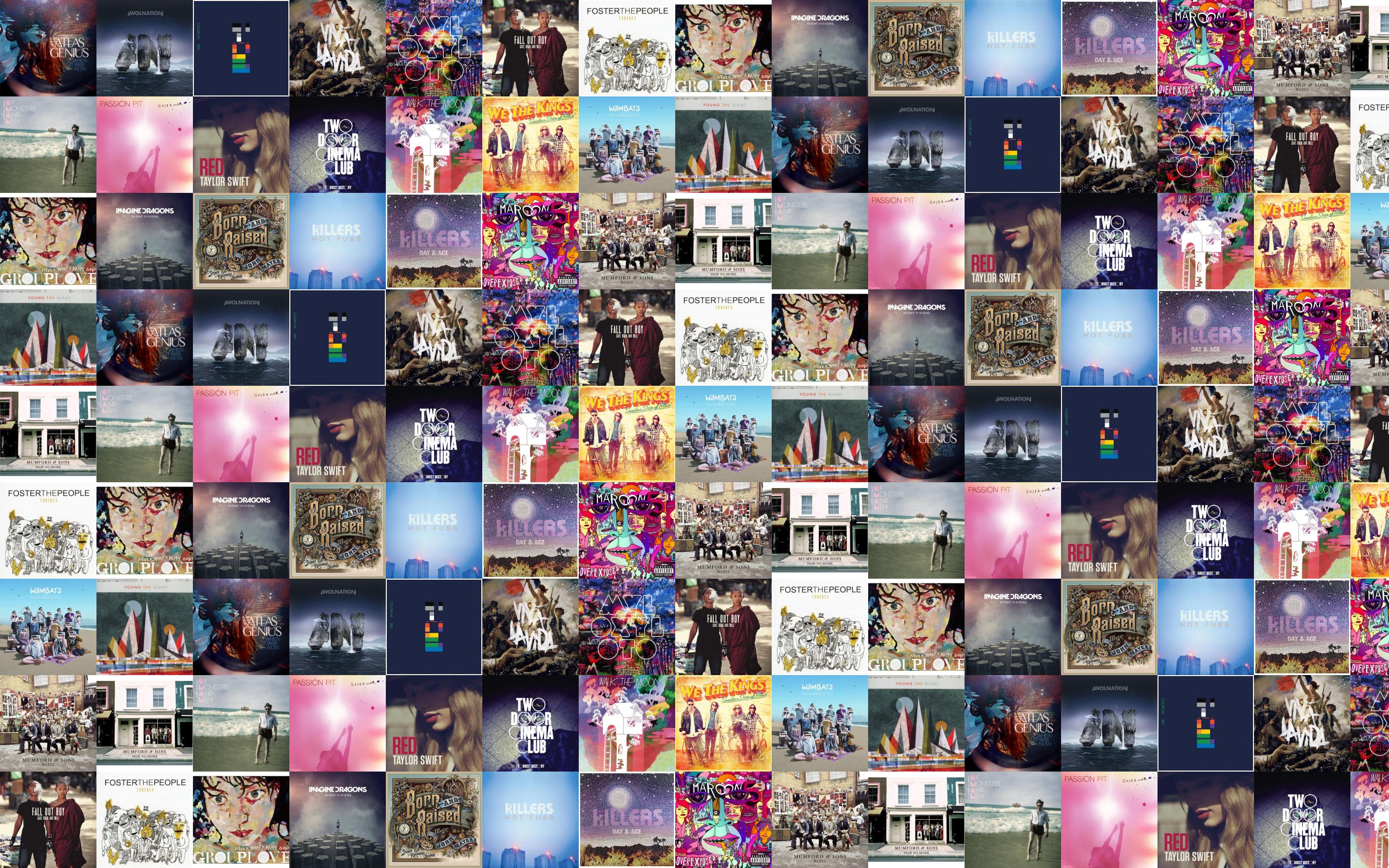 Atlas Genius When Was Now Awolnation Megalithic Wallpaper Tiled