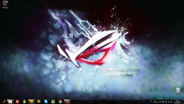 Asus Republic Of Gamers Theme Visuel Windows Seven Jpg