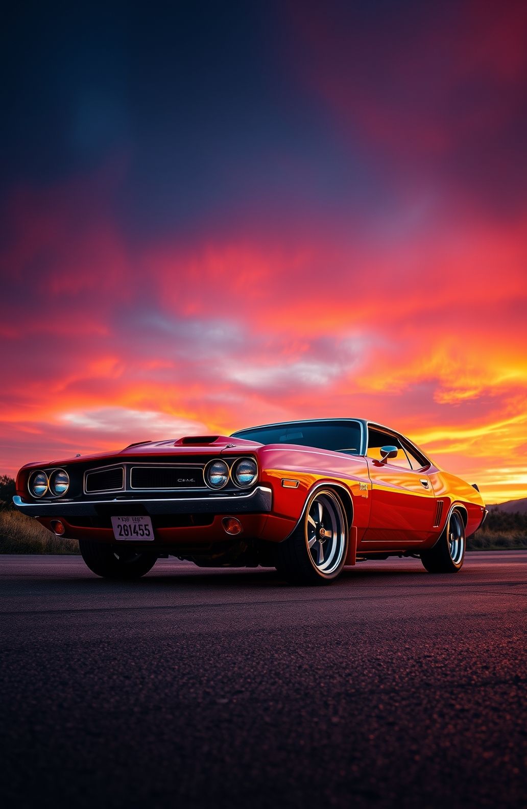 Classic Muscle Car Wallpaper