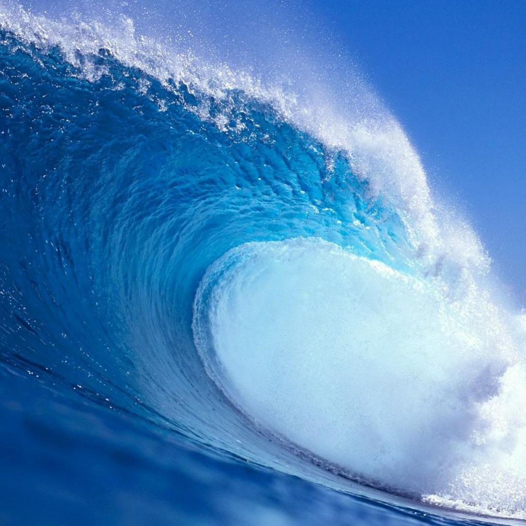 Perfect Wave Wallpaper Background For Apple iPad To