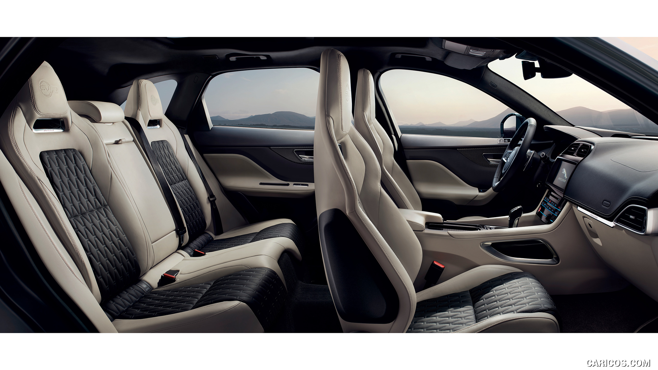 Jaguar F Pace Svr Interior Seats HD Wallpaper