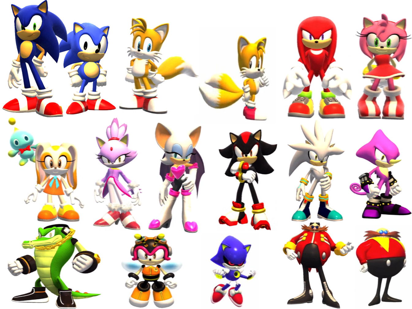 Sonic The Hedgehog Character Fan Art
