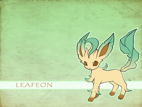Cute Leafeon Wallpaper By Kittygurl521
