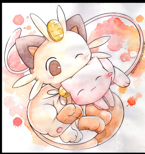 Meowth Image And Mew HD Wallpaper Background