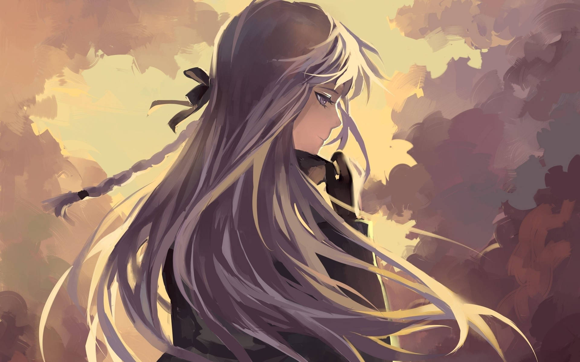 Sad Anime Girl Wallpaper