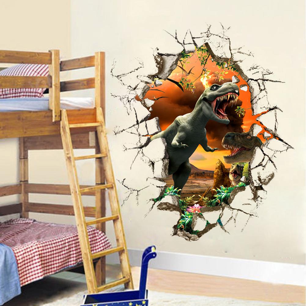 Dinosaur Wall Stickers Decals For Kids Rooms Art Baby Nursery Room