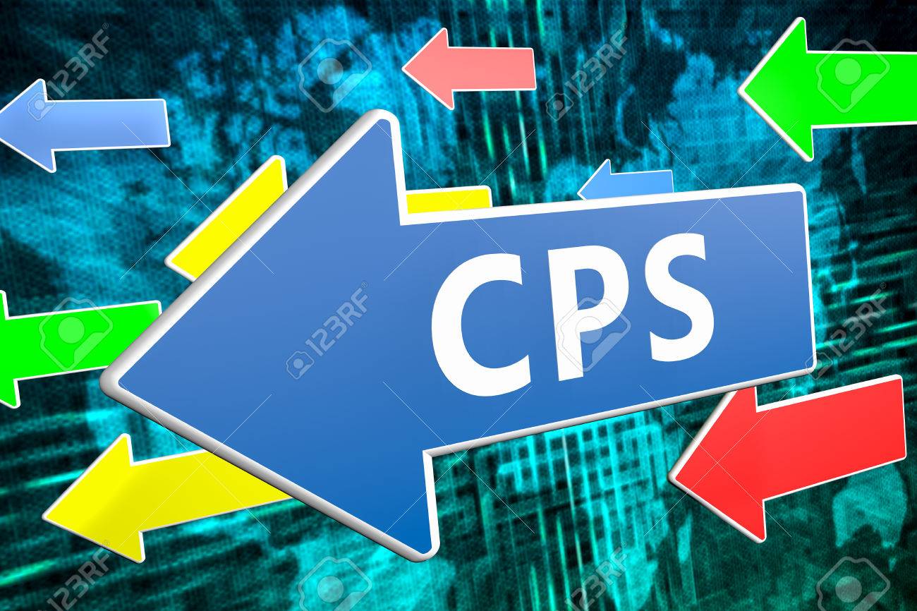 Cps Cost Per Sale Text Concept On Blue Arrow Flying Over