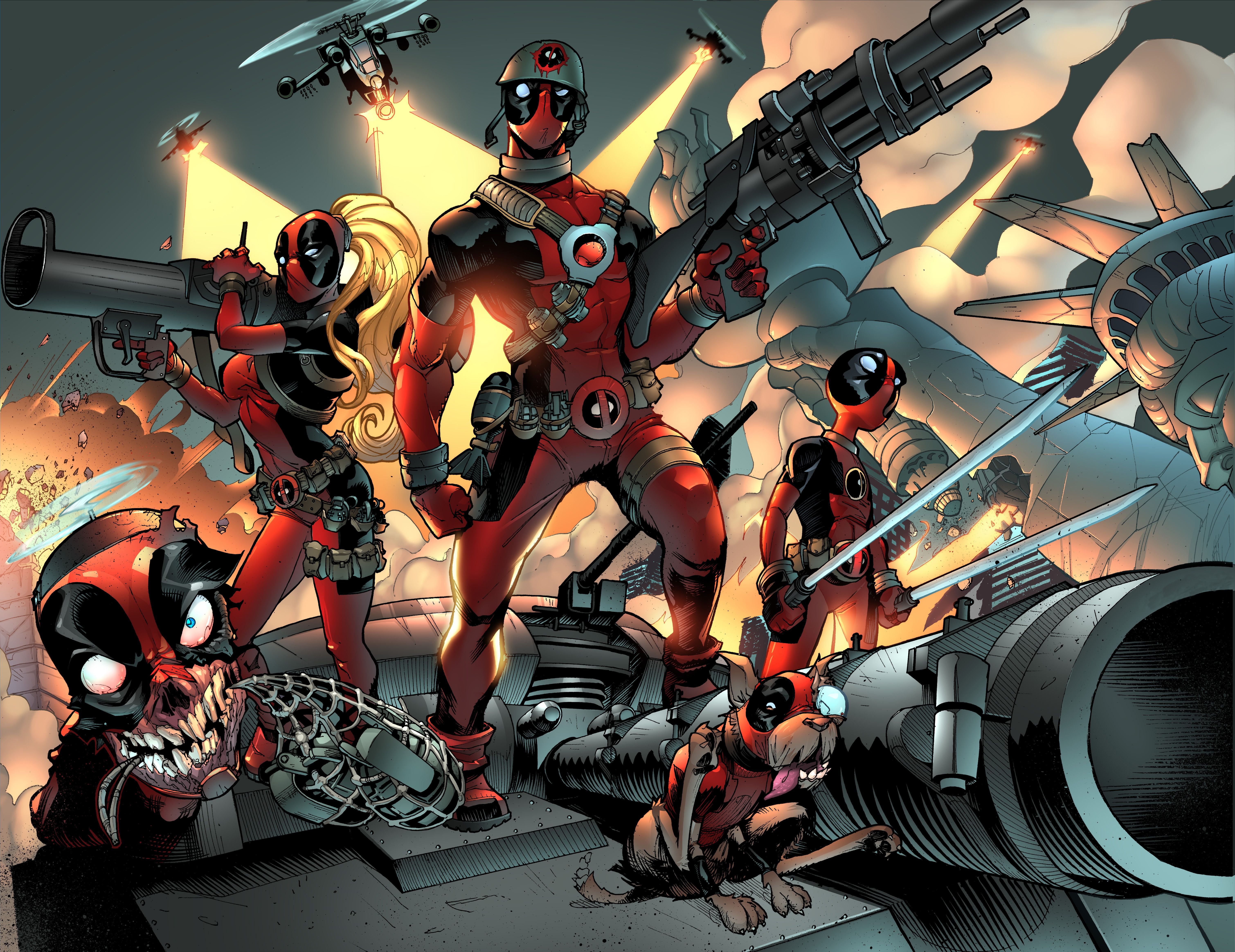 Deadpool Marvel Superhero Ics Hero Warrior Action Edy Adventure