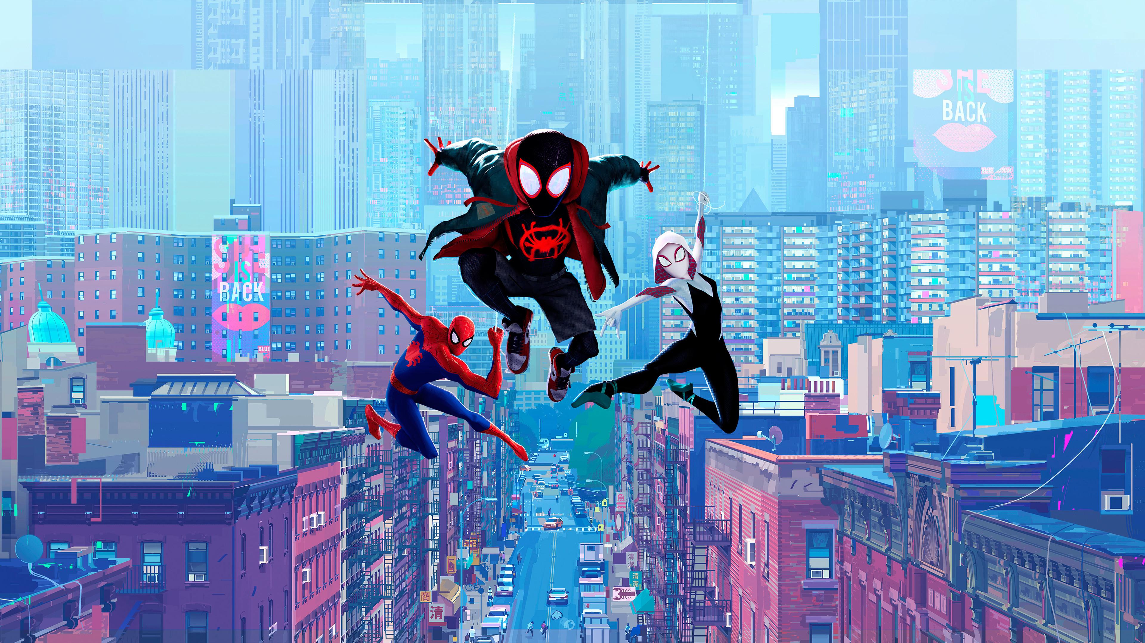 Wallpaper 4k Spiderman Into Spider Verse