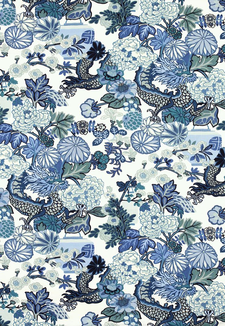 Schumacher Chiang Mai Dragon Wallpaper Pattern