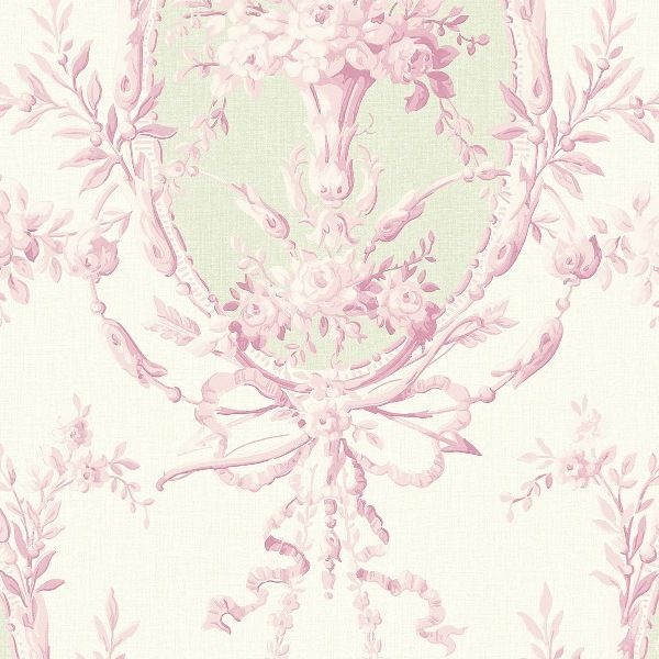 Pink And Green Toile For The Home