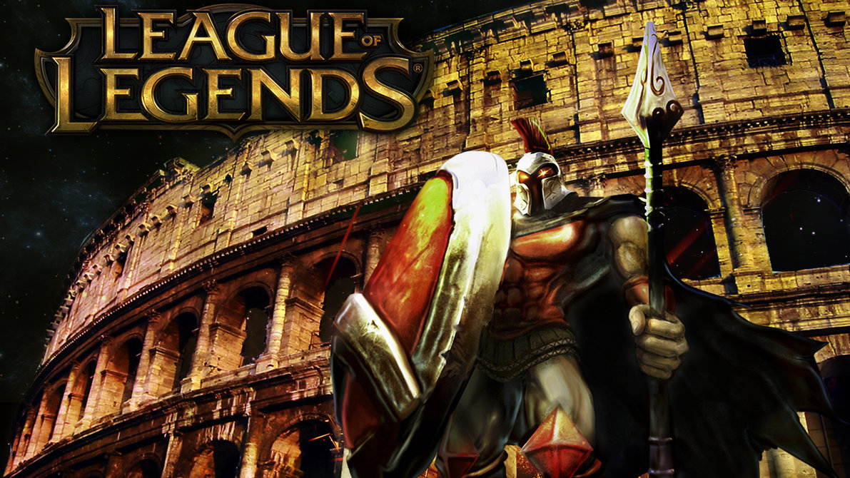 Pantheon   League of Legends Wallpaper by DefroesDesign