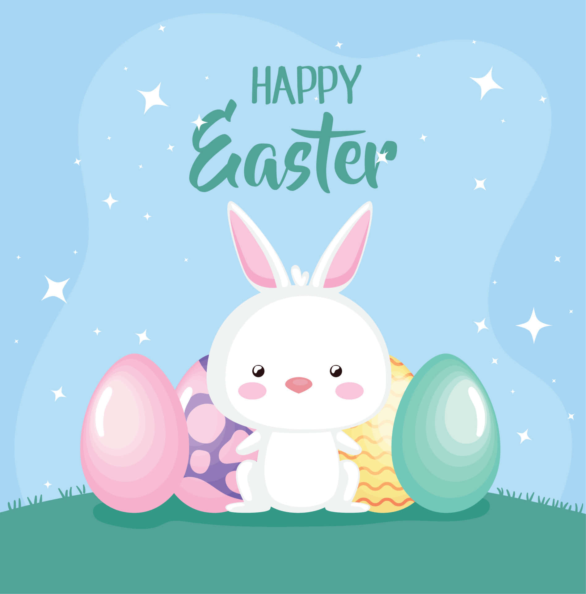 Enjoy The Festivities Of Easter With A Cute New iPhone Wallpaper