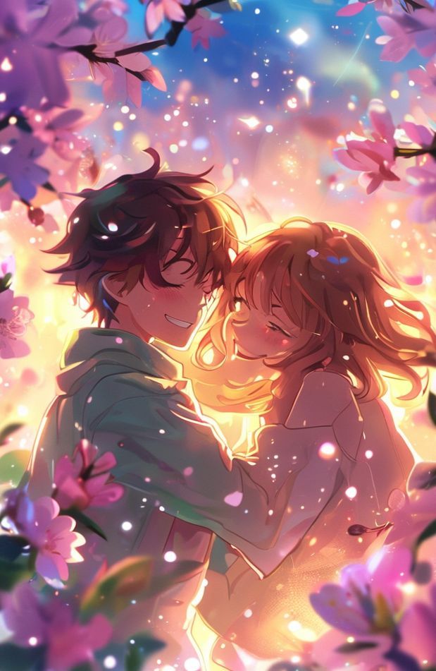 Anime Hug Wallpaper