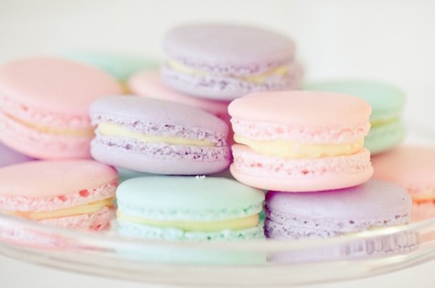 Cute Girly Hipster Macaroons Pale Image By