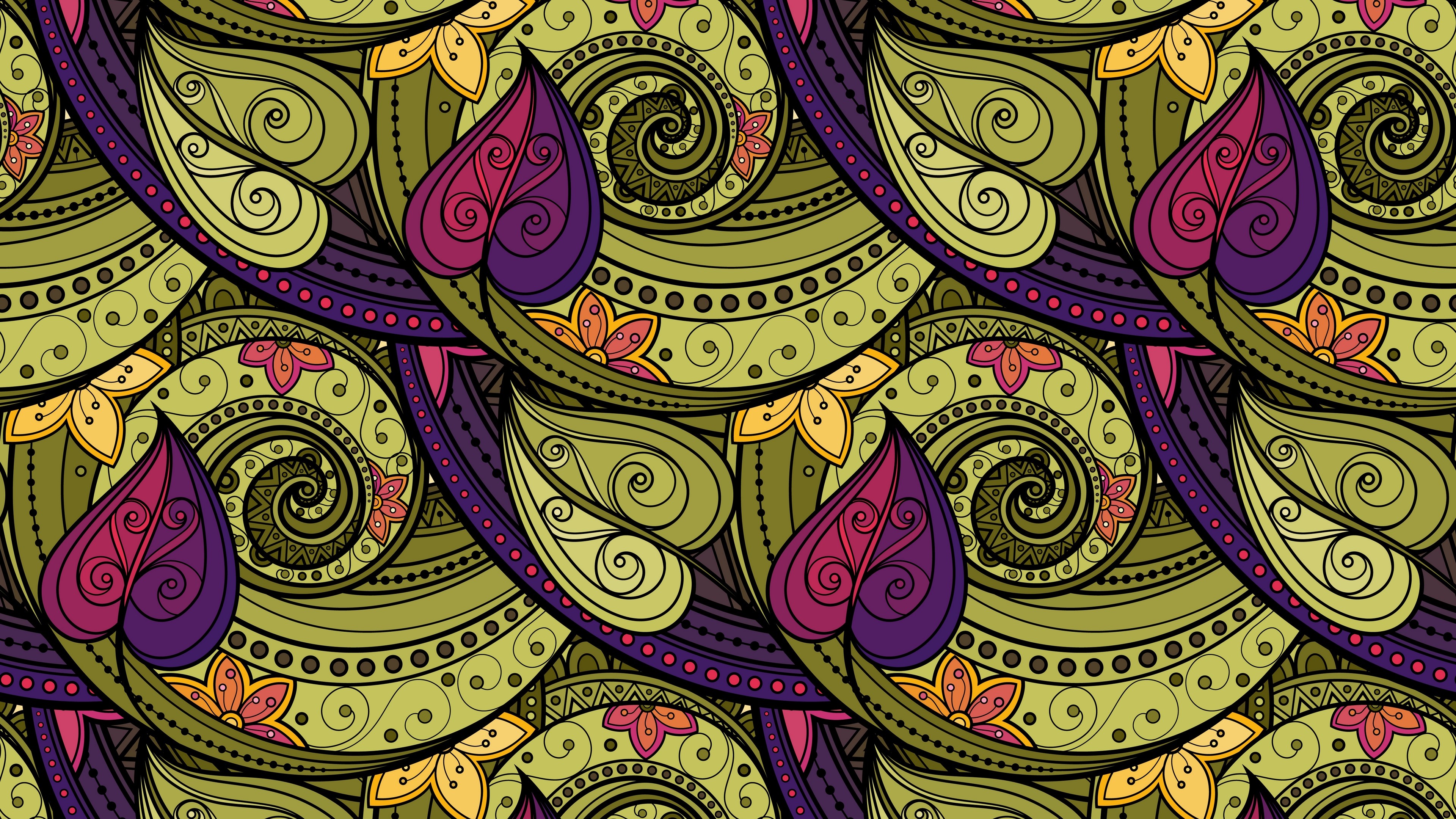 4k Psychedelic Wallpaper