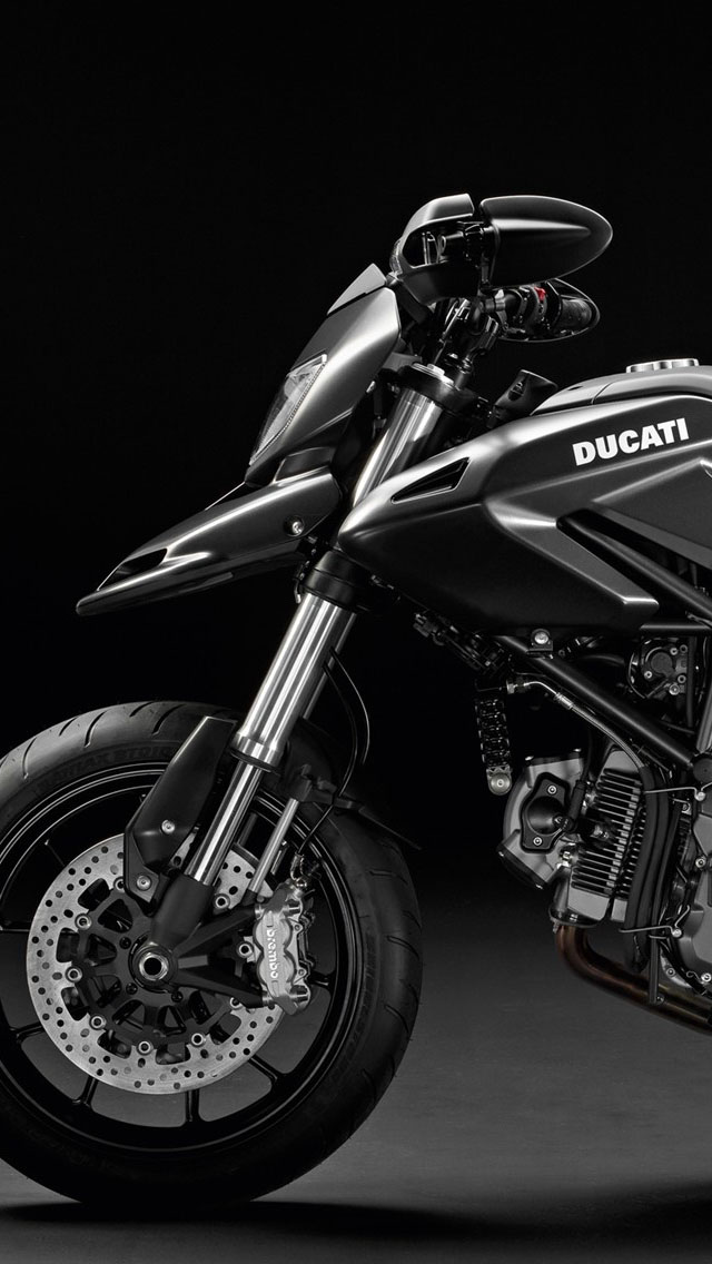Ducati Hypermotard Motorcycle iPhone Wallpaper
